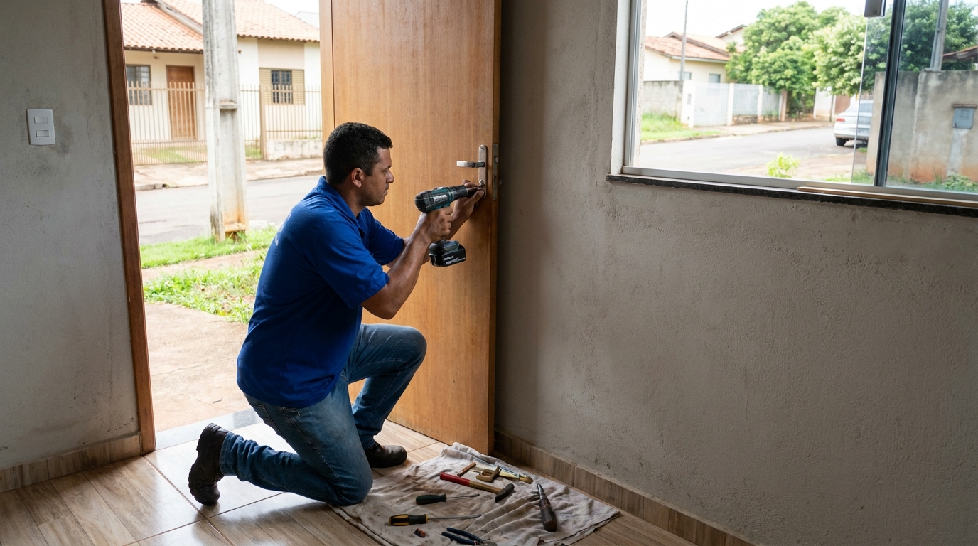 Instalação de Fechadura de Porta em Ribeirão Preto‑SP